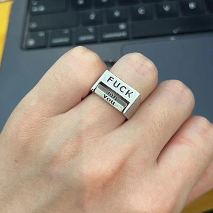 Spoof Ring Rotatable Interactive Ring