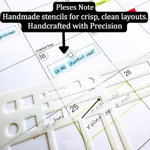 🔥Handmade Calendar Planning Template