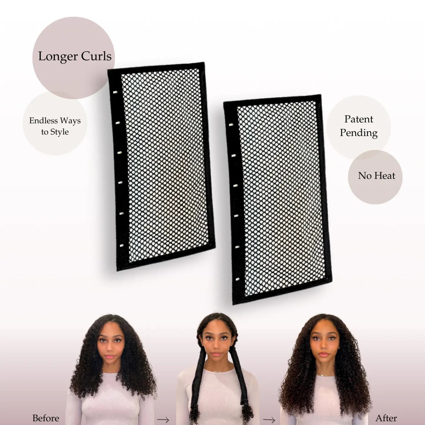 Mesh Dry Hair Curling Cap