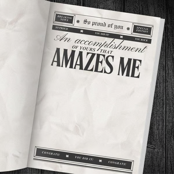 🔥❤️Fill In The Blank Gift Book📚