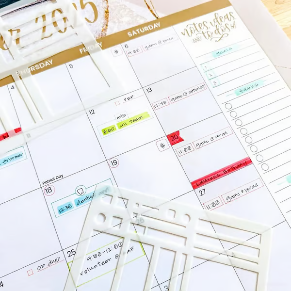 🔥Handmade Calendar Planning Template