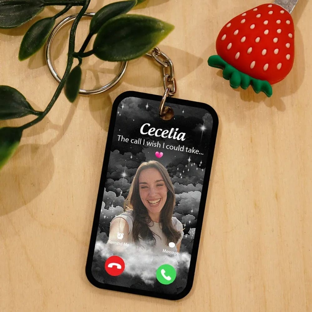 Personalized acrylic keychain