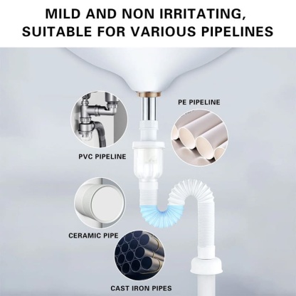 High-efficiency drain cleaner