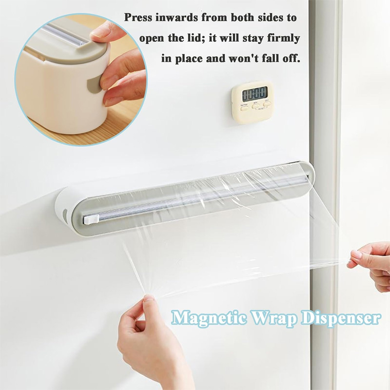 Magnetic Kitchen Cling Film Cutter