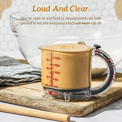 ✨4-in-1 Adjustable Measuring Cup