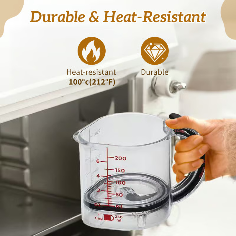 ✨4-in-1 Adjustable Measuring Cup