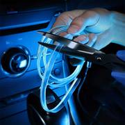 3 meters 7 colors rbg car interior atmosphere lighting led strip neon led car lighting strips diy flexible el cold light line tube auto decoration details 4