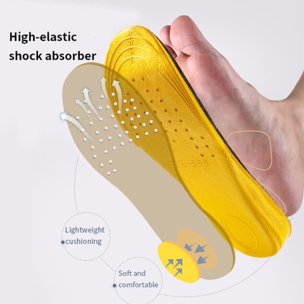 Invisible Breathable Inner Height Increasing Insoles for Men
