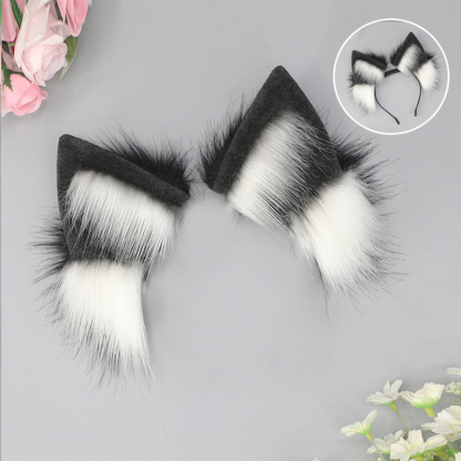 Rechargeable plush electric headband