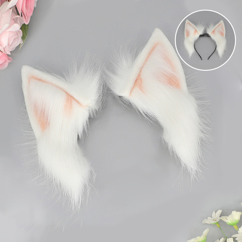 Rechargeable plush electric headband