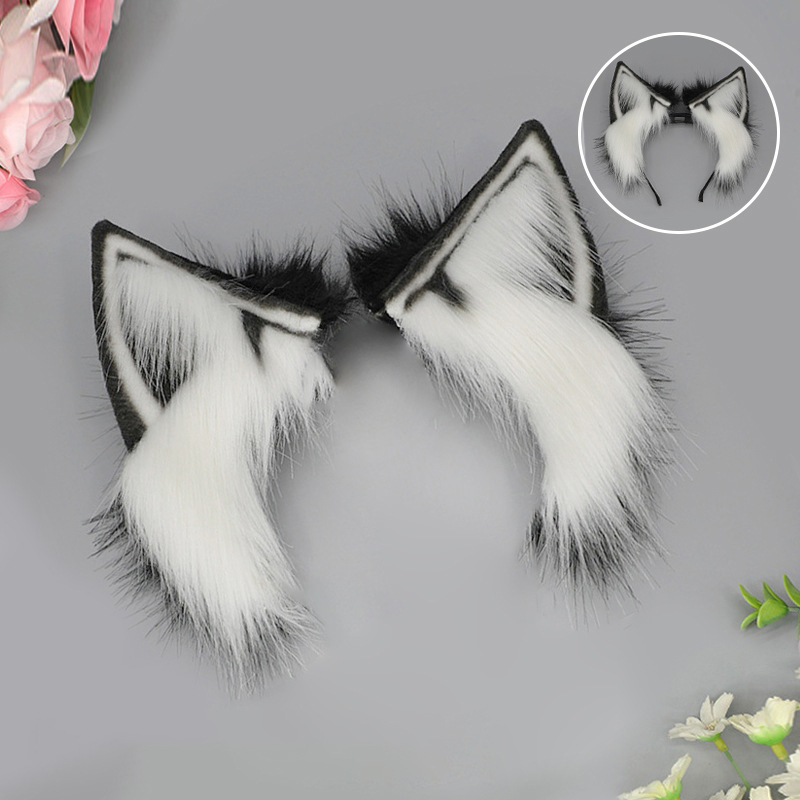 Rechargeable plush electric headband