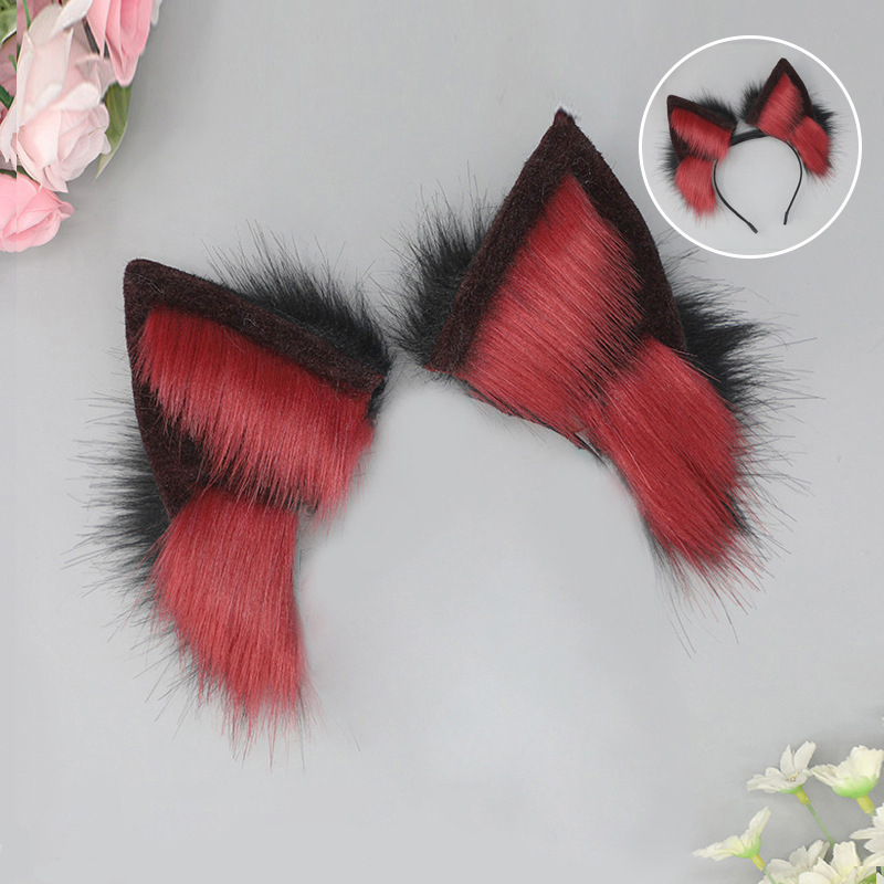 Rechargeable plush electric headband