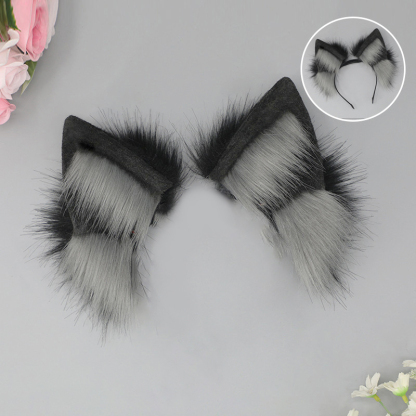 Rechargeable plush electric headband