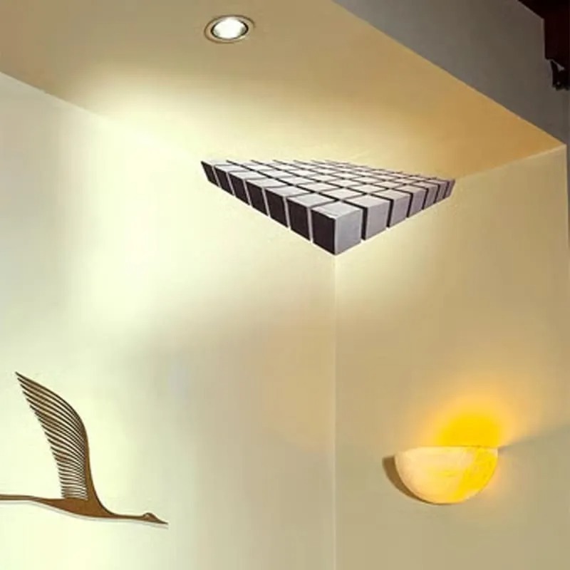 Wall art that reshapes reality