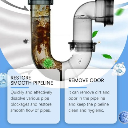 High-efficiency drain cleaner