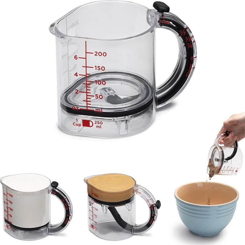✨4-in-1 Adjustable Measuring Cup