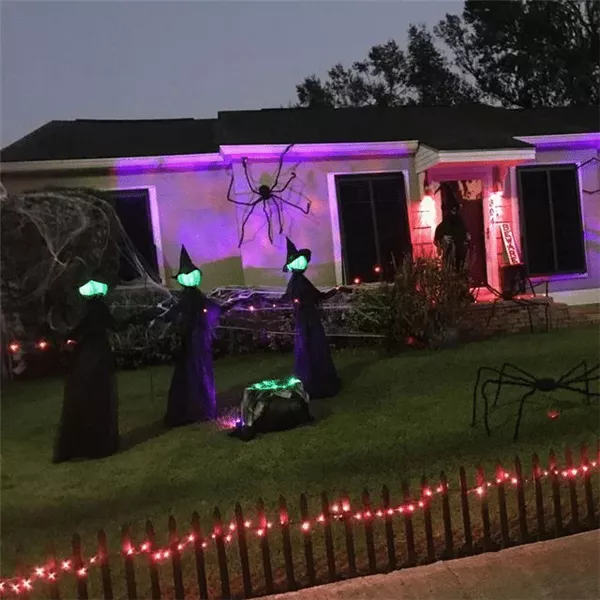 🔥HOT SALE 👻Happy Halloween👻Lighted Halloween Witch Decoration Set