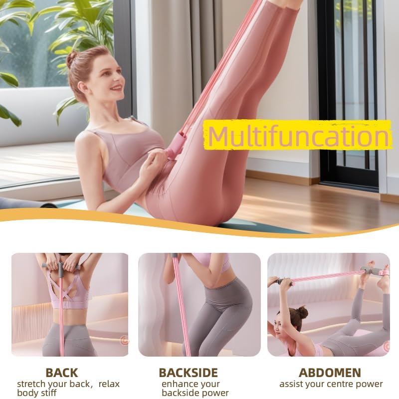 Abdominal exercise resistance band for sit-ups