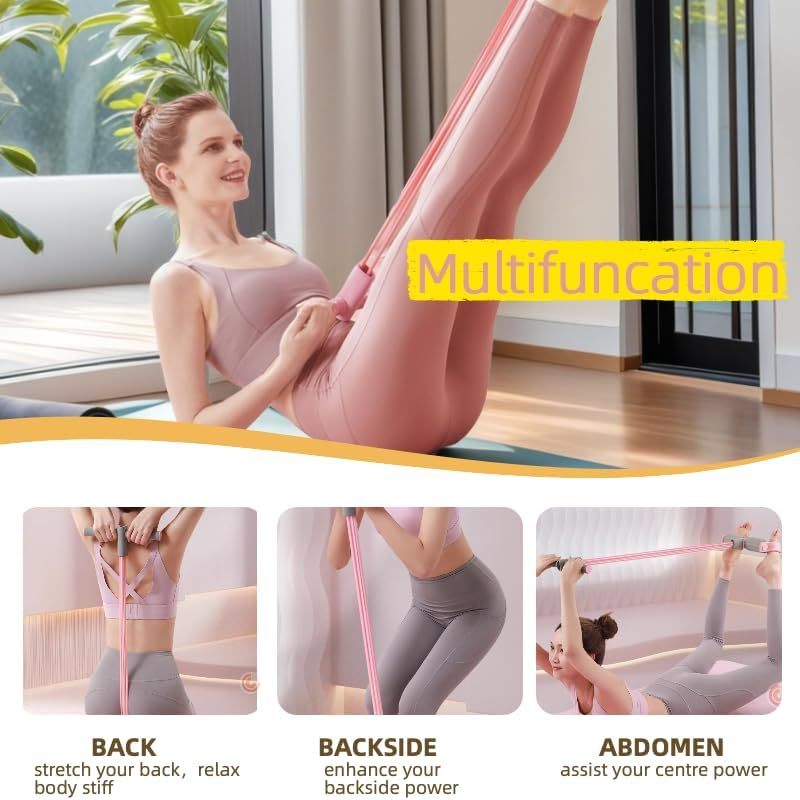 Abdominal exercise resistance band for sit-ups