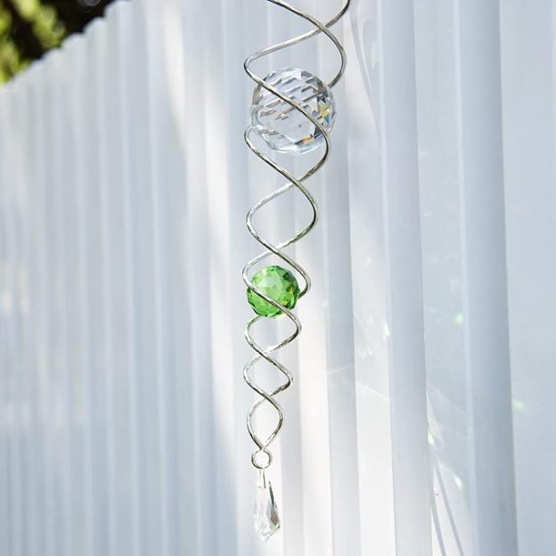 Rotating wind chime tail indoor and outdoor decoration