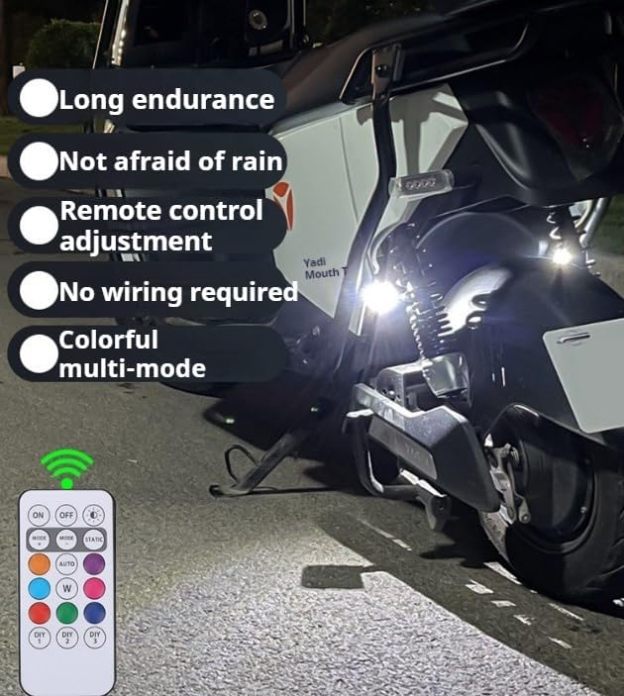 Wireless Remote Control Car LED Lights