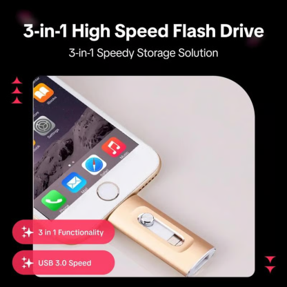 ⚡3-in-1 Flash Drive