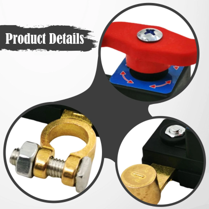 Automotive battery circuit breaker accessories