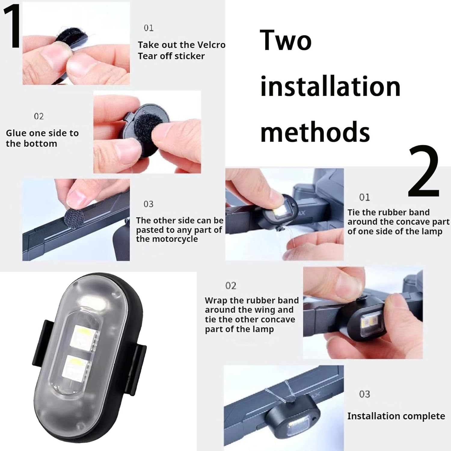 Wireless Remote Control Car LED Lights