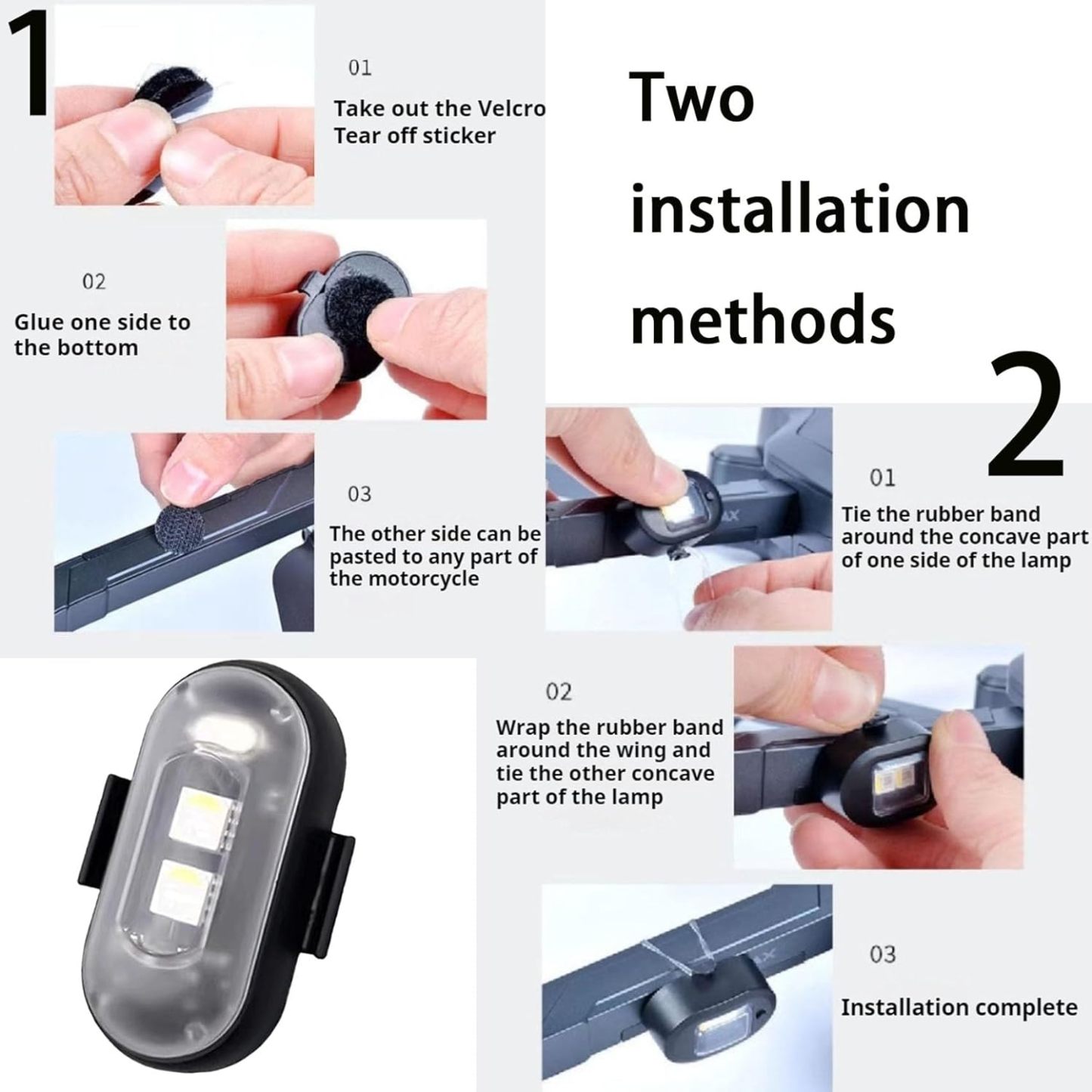 Wireless Remote Control Car LED Lights