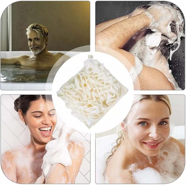 Can hold soap bath ball