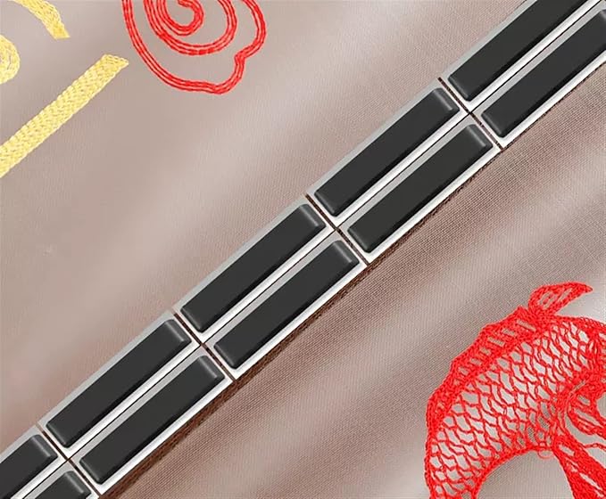 Anti-mosquito non-perforated magnetic door curtain