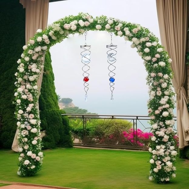 Rotating wind chime tail indoor and outdoor decoration