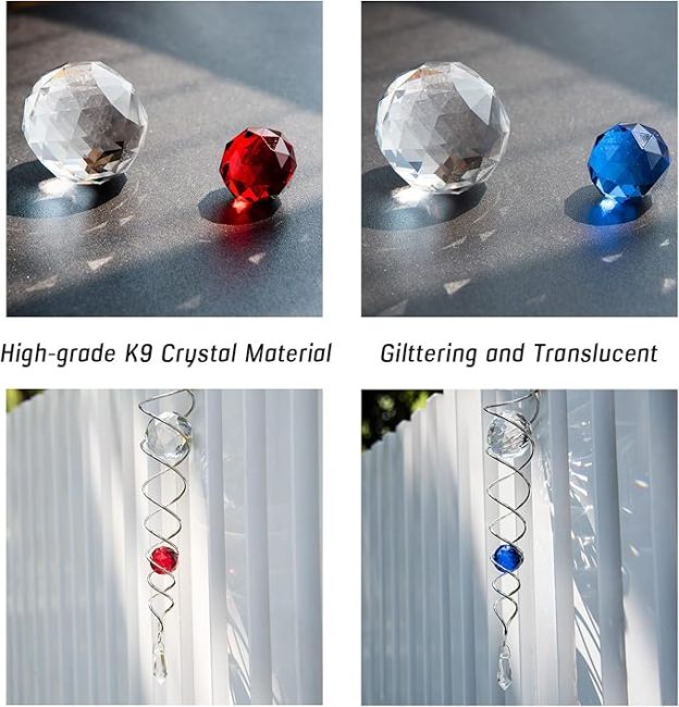 Rotating wind chime tail indoor and outdoor decoration
