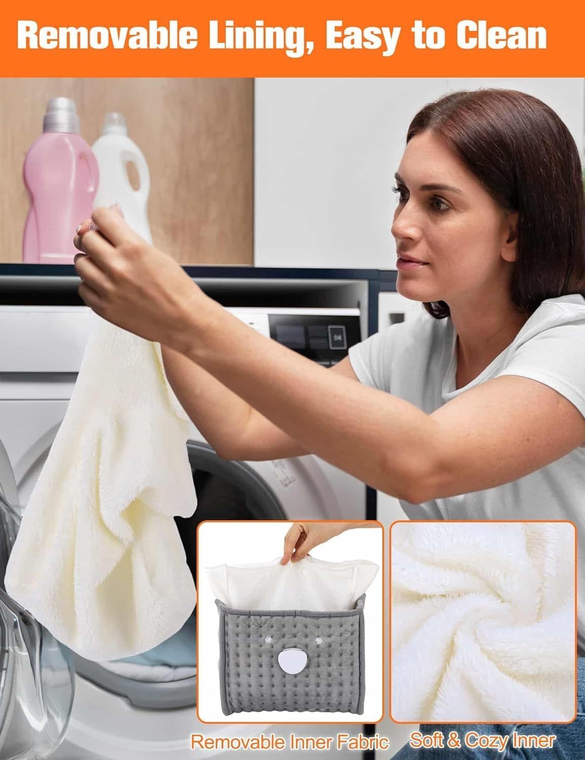 Heated pad for winter foot warmer