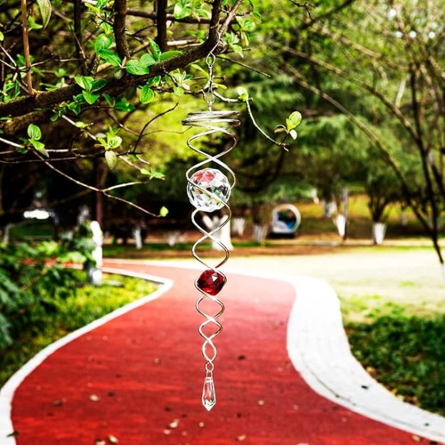 Rotating wind chime tail indoor and outdoor decoration