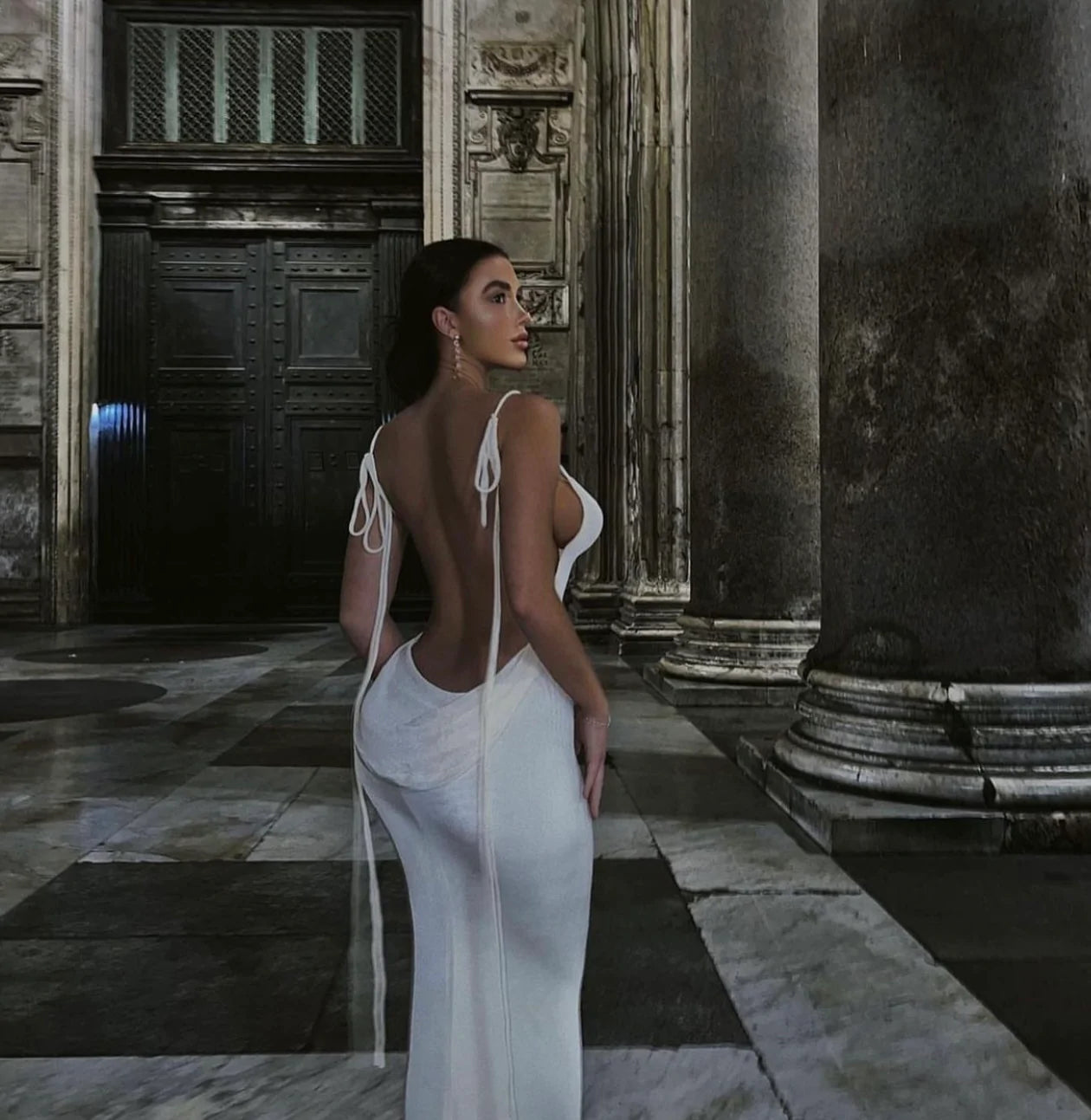 🔥Last Day 50% Off🔥 Serenity Backless Maxi Dress