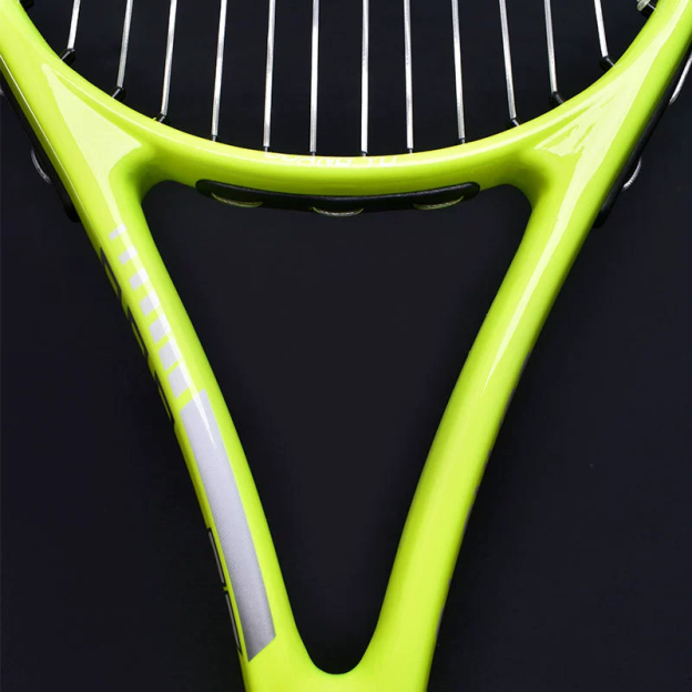 Giant bouncy tennis ball, tennis racket