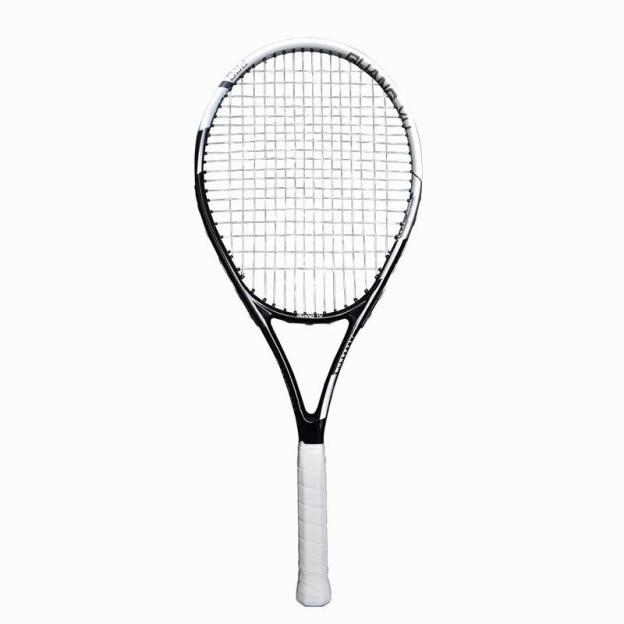 Giant bouncy tennis ball, tennis racket