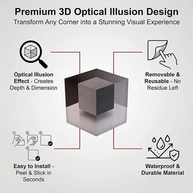 Wall art that reshapes reality