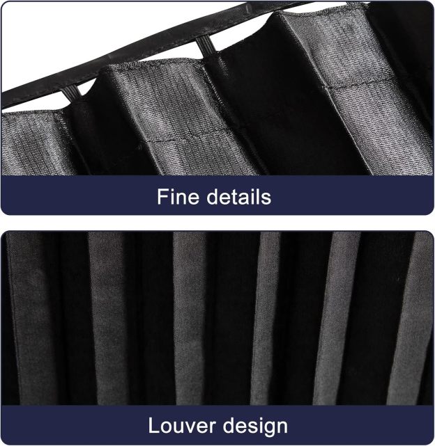 Sun Protection Magnetic Pull-Up Curtain Fabric for Car Use