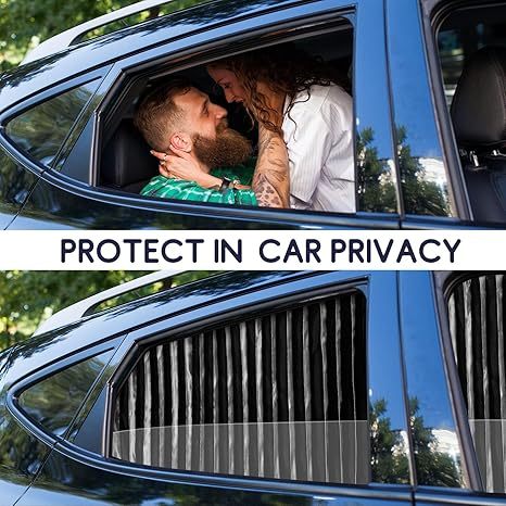 Sun Protection Magnetic Pull-Up Curtain Fabric for Car Use