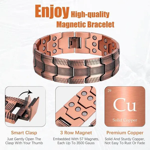 🔥 Copper Magnetic Bracelet