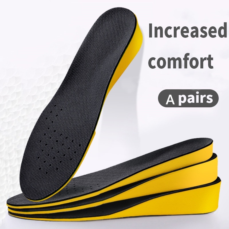 Invisible Breathable Inner Height Increasing Insoles for Men