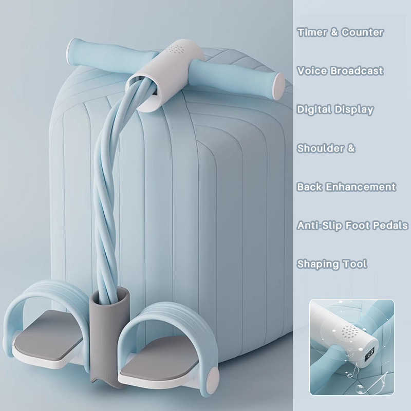 Abdominal exercise resistance band for sit-ups