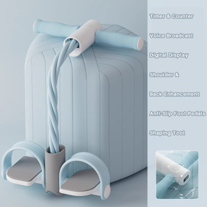 Abdominal exercise resistance band for sit-ups