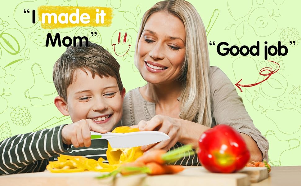 Kids Knife Set For Real Cooking