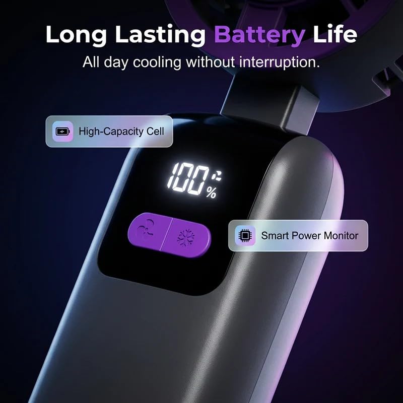 Portable Foldable Handheld Cooling Fan