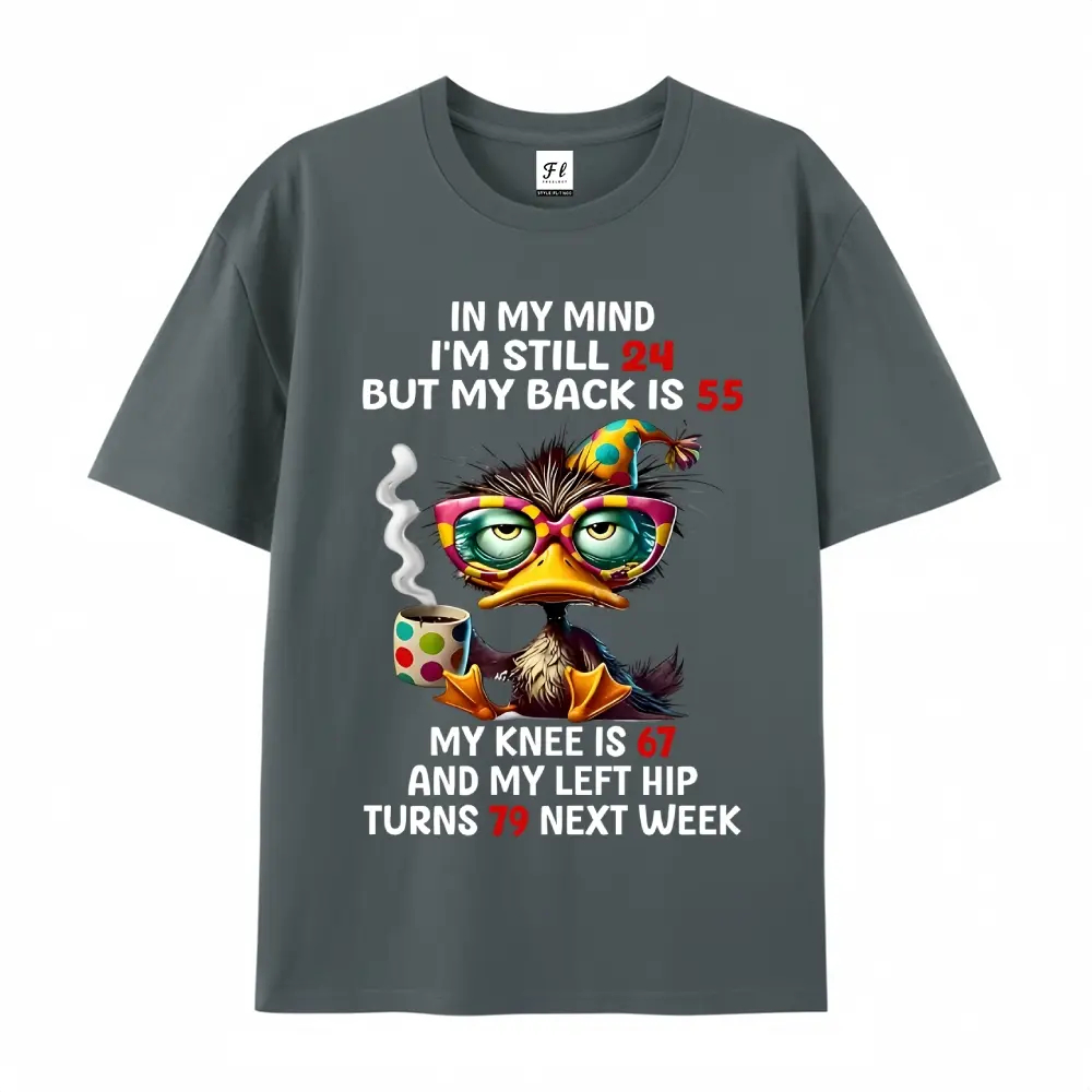 Fun Slogan — Men's Soft, Breathable Pure Cotton T-Shirt