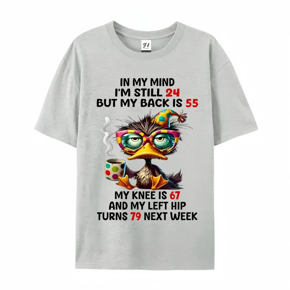 Fun Slogan — Men's Soft, Breathable Pure Cotton T-Shirt