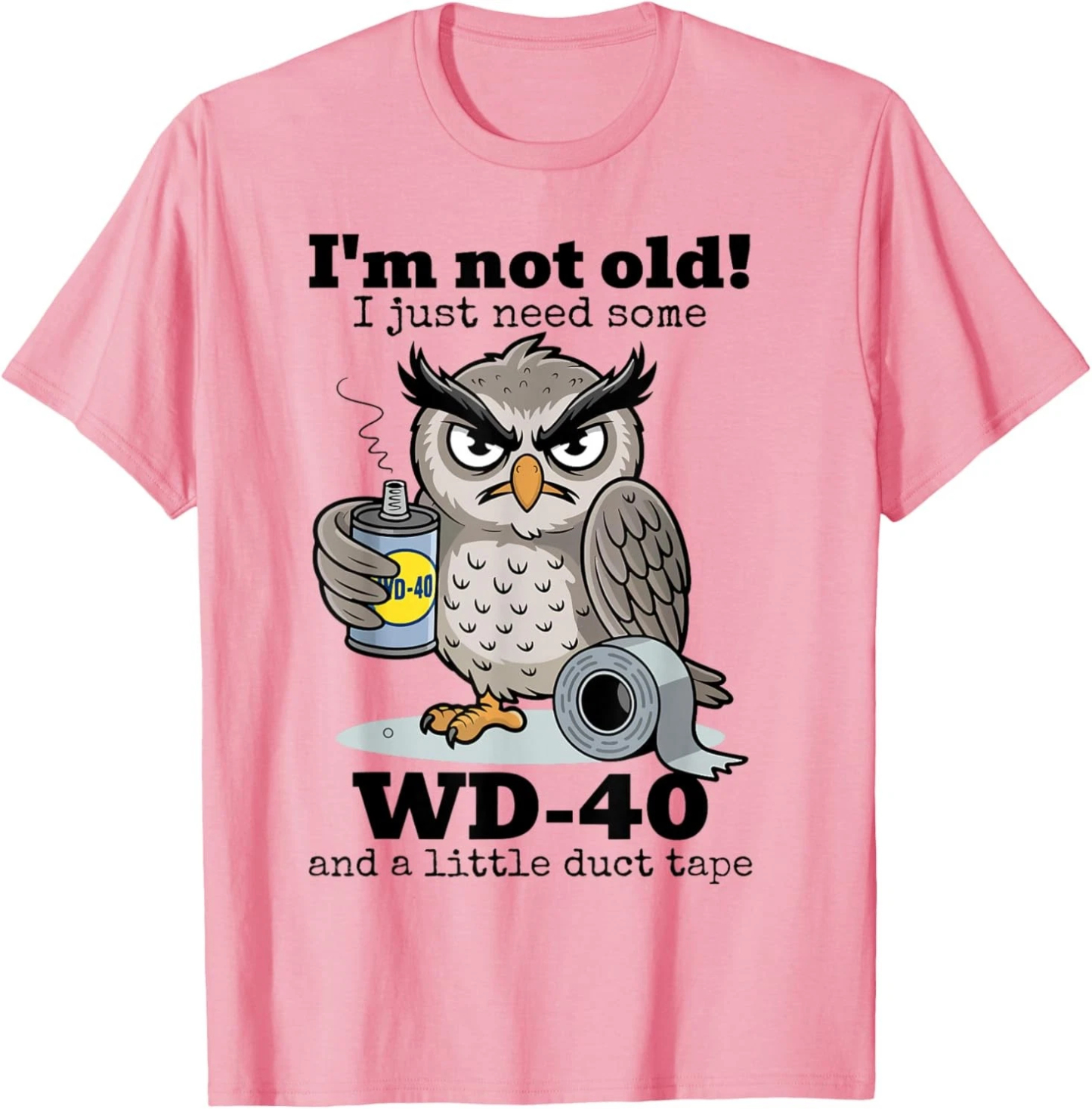 Owl-Print T-Shirt